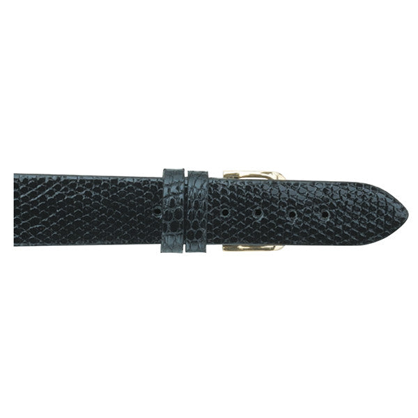 black genuine lizard watch strap (9574158991)