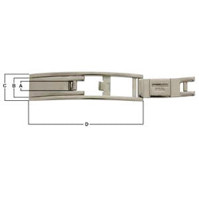Stainless Steel Butterfly Buckle Assortment - Female No Button (536422481954)
