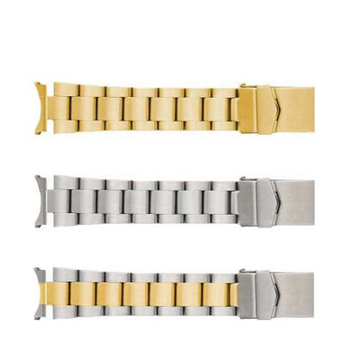 599 Multi Curved End Metal Watch Band (9318874564)