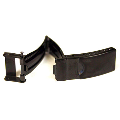 Black PVD Plated 3 Fold Buckles with Safety (Divers Foldover with Safety) (534392340514)