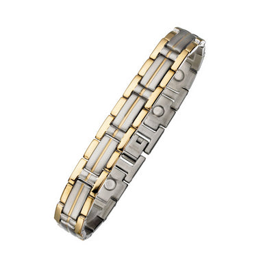 Two Tone Magnetic Steel Bracelet 11mm (9318896580)