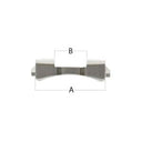 19 mm Curved End Piece with Rounded Tips (532836745250)
