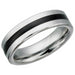 Black Striped Tungsten Ring TUR15 (9318993860)
