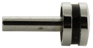 Heuer® Leonidas 8040 Steel Timer Pusher with black ring TG-PUSH187B