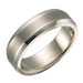 Brushed Beveled Titanium Ring TR3 (9318990212)