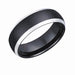 Comfort Fit Black Plated Tungsten Ring TUR37 (11621600271)
