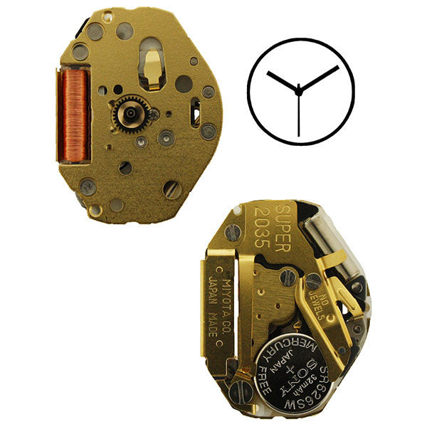 2035 Super Miyota Watch Movement