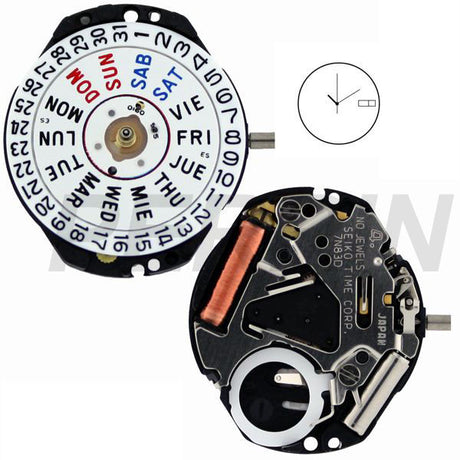 7N83 40 Watch Movement (9345997764)