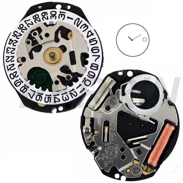 Seiko Watch Movements 7N89 10 | Seiko Watch Movements