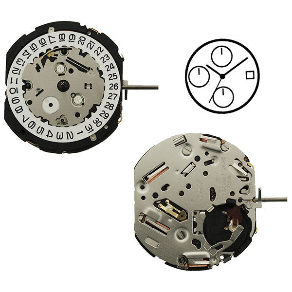 7T62 20 Seiko Quartz Watch Movement (9345998788)