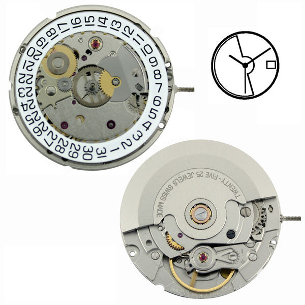 ETA 2824-2 Automatic with Date Watch Movement (9346039492)