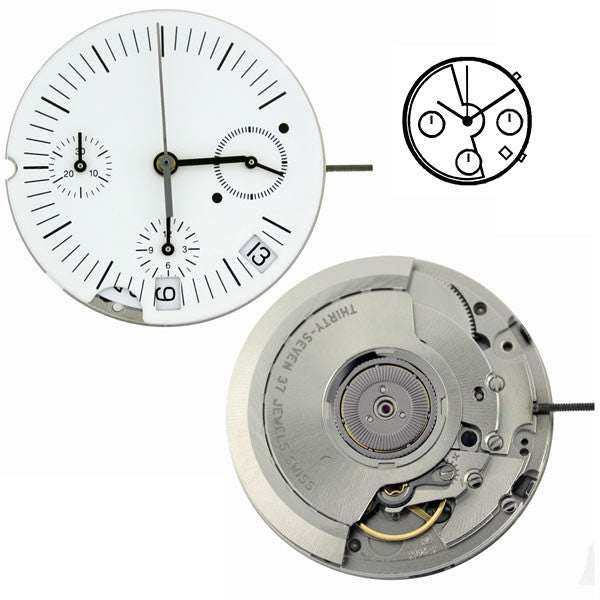 ETA 2894-2 Automatic Chronograph Watch Movement (9346040836)