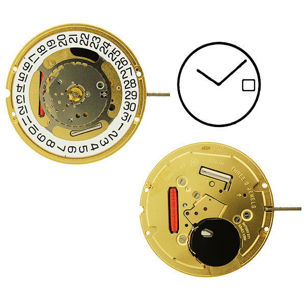 ETA F06-111-H1 2 Hand Watch Movement (9346049540)