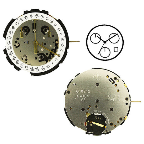 ETA G10-212-4 Horizontal Watch Movement (9346061892)