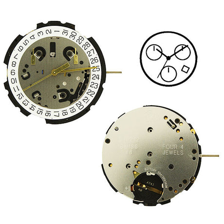 ETA G10-212-4 Suspended Watch Movement (9346062148)