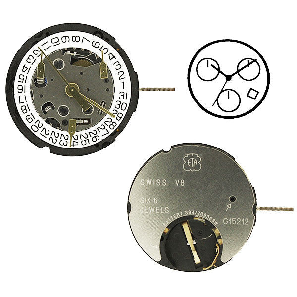ETA G15-212 Suspended Watch Movement