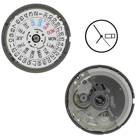 NH36 SII Automatic Watch Movement (3835372732450)