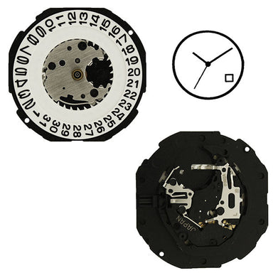 PC32 Date 4 SII Watch Movement (9346101700)