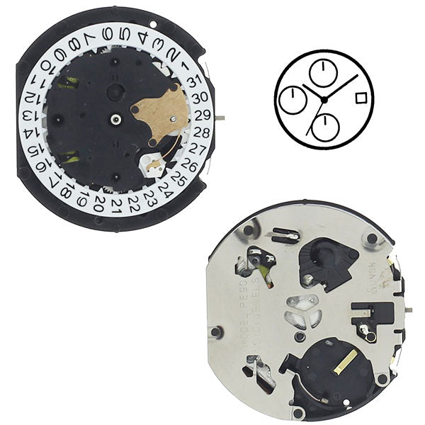 PE903 SUNON Quartz Watch Movement - Main Image
