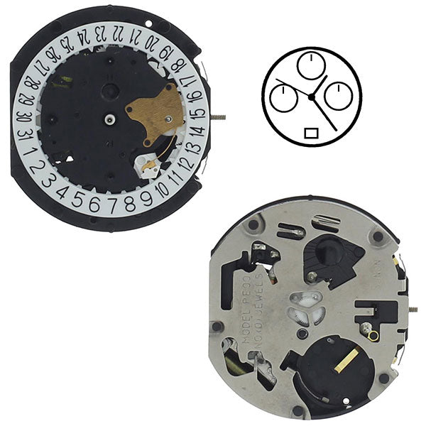 PE907 SUNON Quartz Watch Movement (3836749545506)