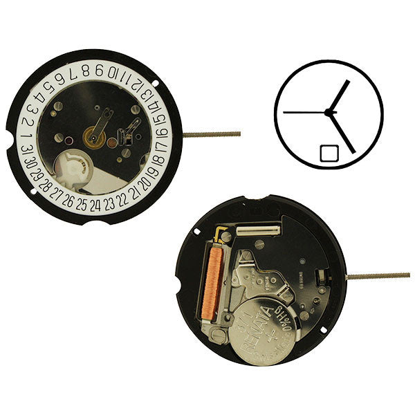 RL505 date 6 Swiss Assembled Watch Movement (9346119364)