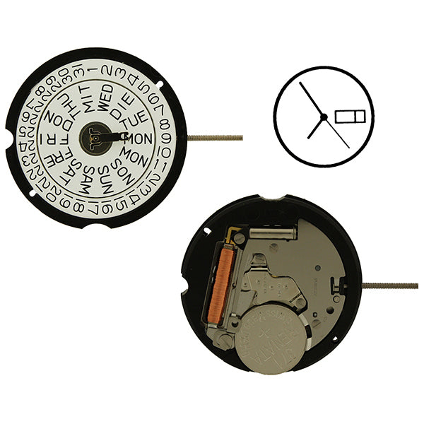 RL 507-D1 Swiss Assembled Watch Movement (9346120324)