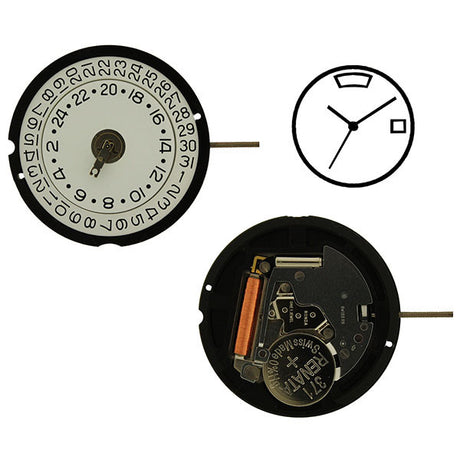 RL 515 Date 3 GMT 12 Watch Movement (9346122308)