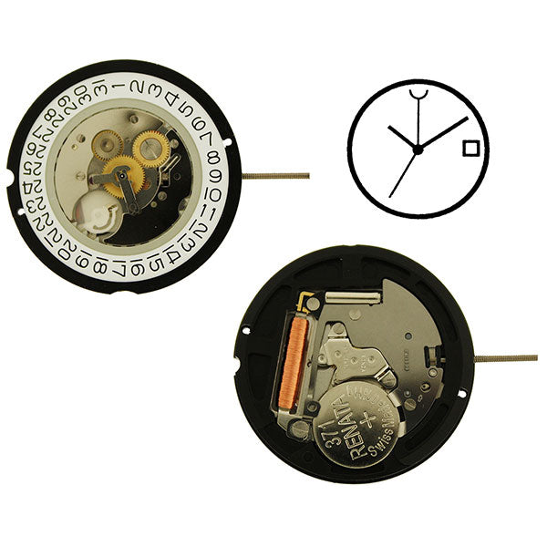 RL515-24H H2 4 Hands GMT Watch Movement (3834045431842)