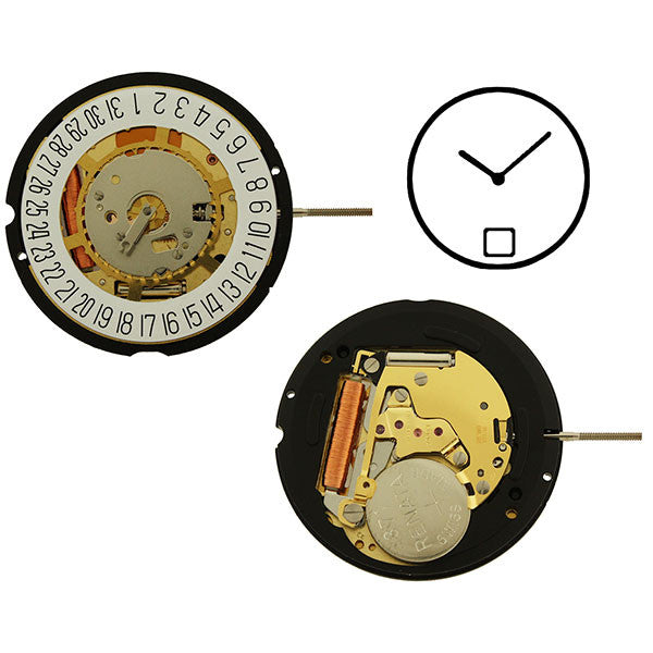 RL714 2 hands date 6 Watch Movement (9346137924)