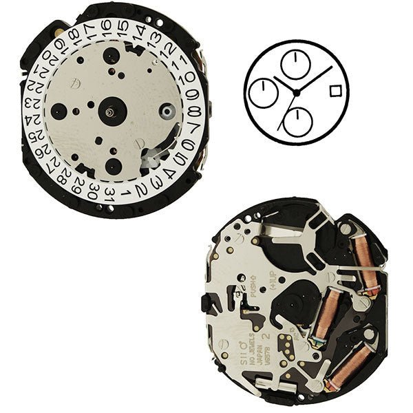 V657 20 Seiko Watch Movement (9346159108)