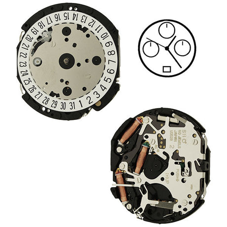 VD52 SII Quartz Watch Movement (9346163844)