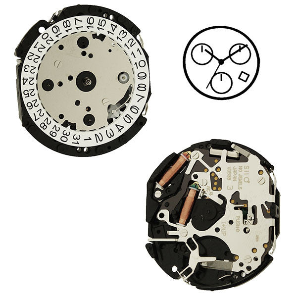 VD53 Height 2 SII Quartz Watch Movement (9346164740)