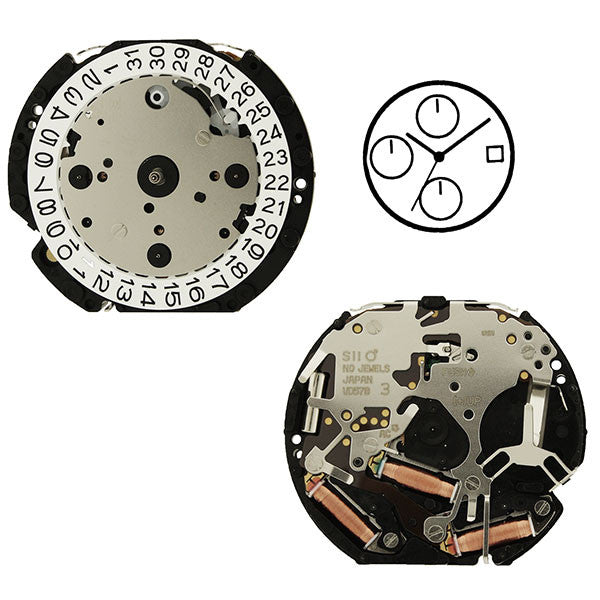 VD57 Height 2 SII Watch Movement – Perrin Supply Ltd