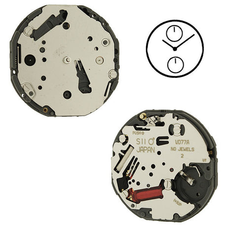 VD77 SII Quartz Watch Movement (9346168964)
