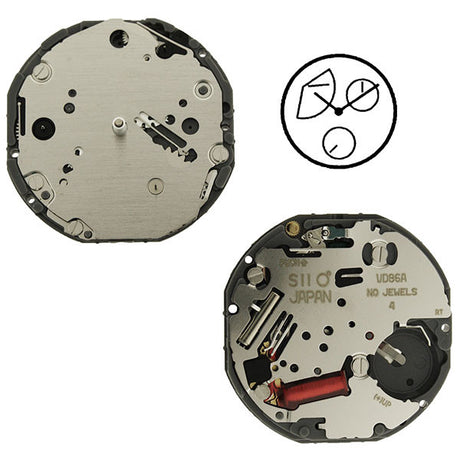 VD86 SII Quartz Watch Movement (9346171012)