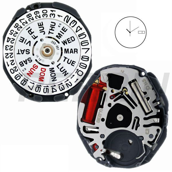 v院 VJ23 SII Quartz Watch Movement – Perrin Supply Ltd