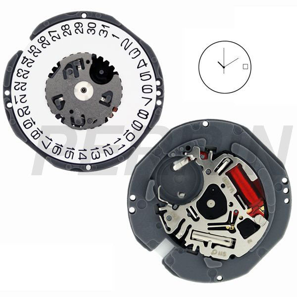 VJ32 Date 3 SII Watch Movement (9346175364)