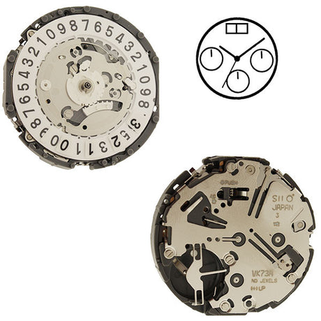 VK73 SII Watch Movement (9346180036)