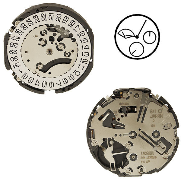 VK83 SII Watch Movement – Perrin Supply Ltd