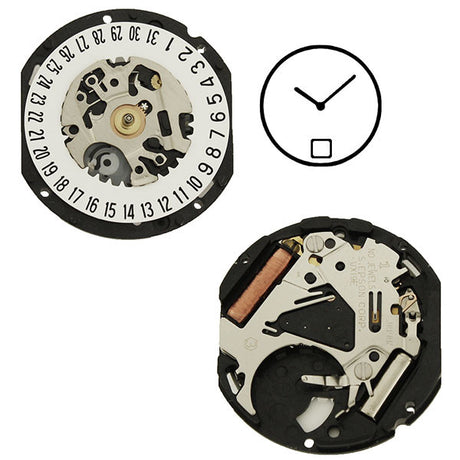 VX19 Date 6 Watch Movement (9346184324)