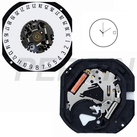 VX42 Date 3 Watch Movement (9346190212)