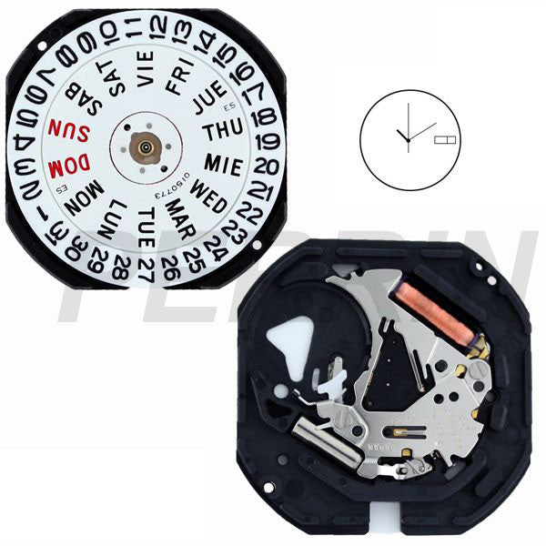 VX43 Epson Watch Movement – Perrin Supply Ltd