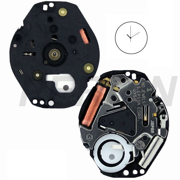 S Epson Corp Watch Movement Y121 Movement Epson Y121F1 Watch