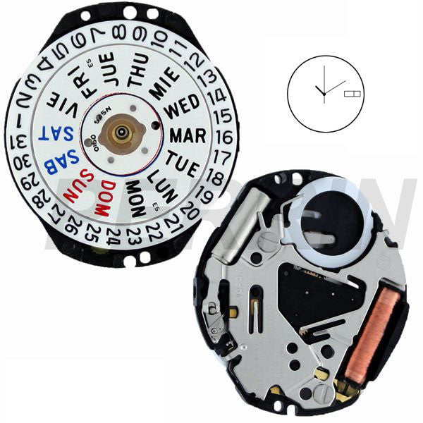 VX83 Epson Watch Movement – Perrin Supply Ltd