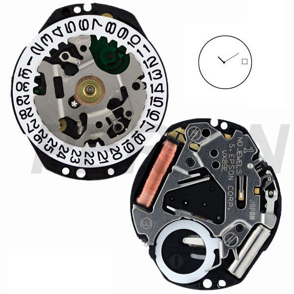 VX89 Date 3 Epson Watch Movement (9346194436)