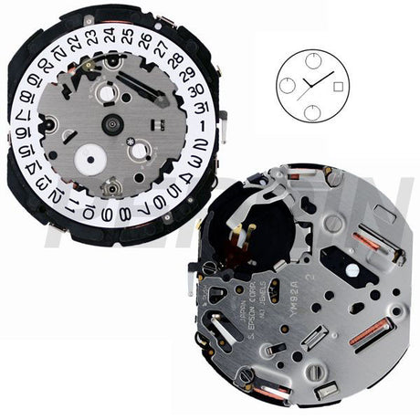 YM92 Epson Watch Movement (9346201412)