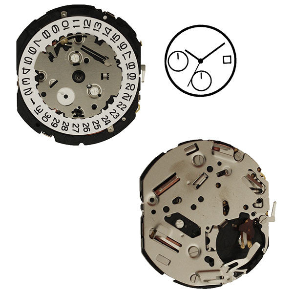 YM95 Epson Watch Movement – Perrin Supply Ltd