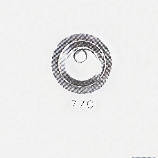 Jaeger LeCoultre® calibre # 818 T end mainspring