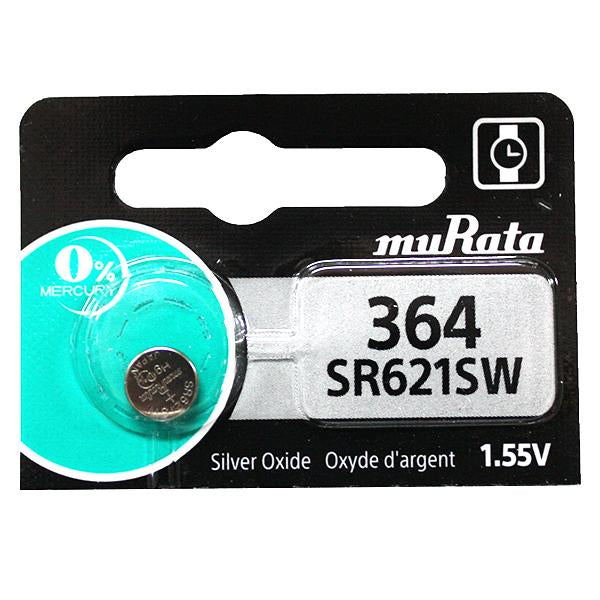 RENATA 364 ( SR621SW ) Silver Oxide Battery (High Drain), 1.55 V-1