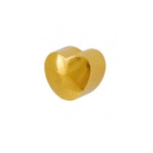 3 mm Heart Shaped Stud - card of 12 pairs (551315996706)